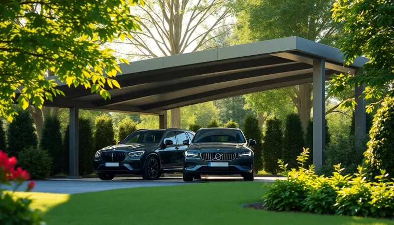 Choisir un carport 2 voitures fermé : guide pratique et conseils