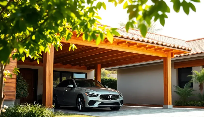 Comment construire un carport adossé avec tuiles : guide complet