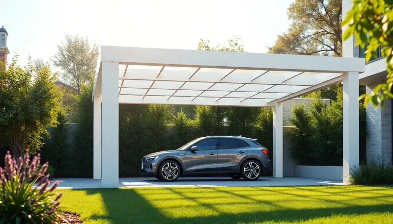 Pourquoi choisir un carport alu blanc pour votre extérieur ?