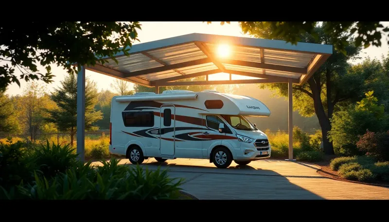 Tout savoir sur le carport alu pour camping-car